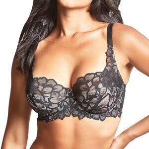 Panache Black Lace Bra